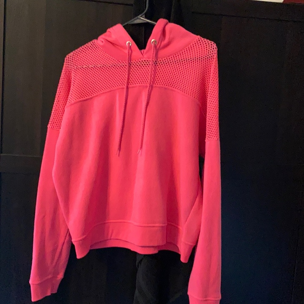 Pink hoodie